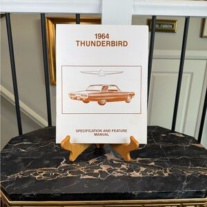 Vintage 1964 Thunderbird Specification and Feature Manual